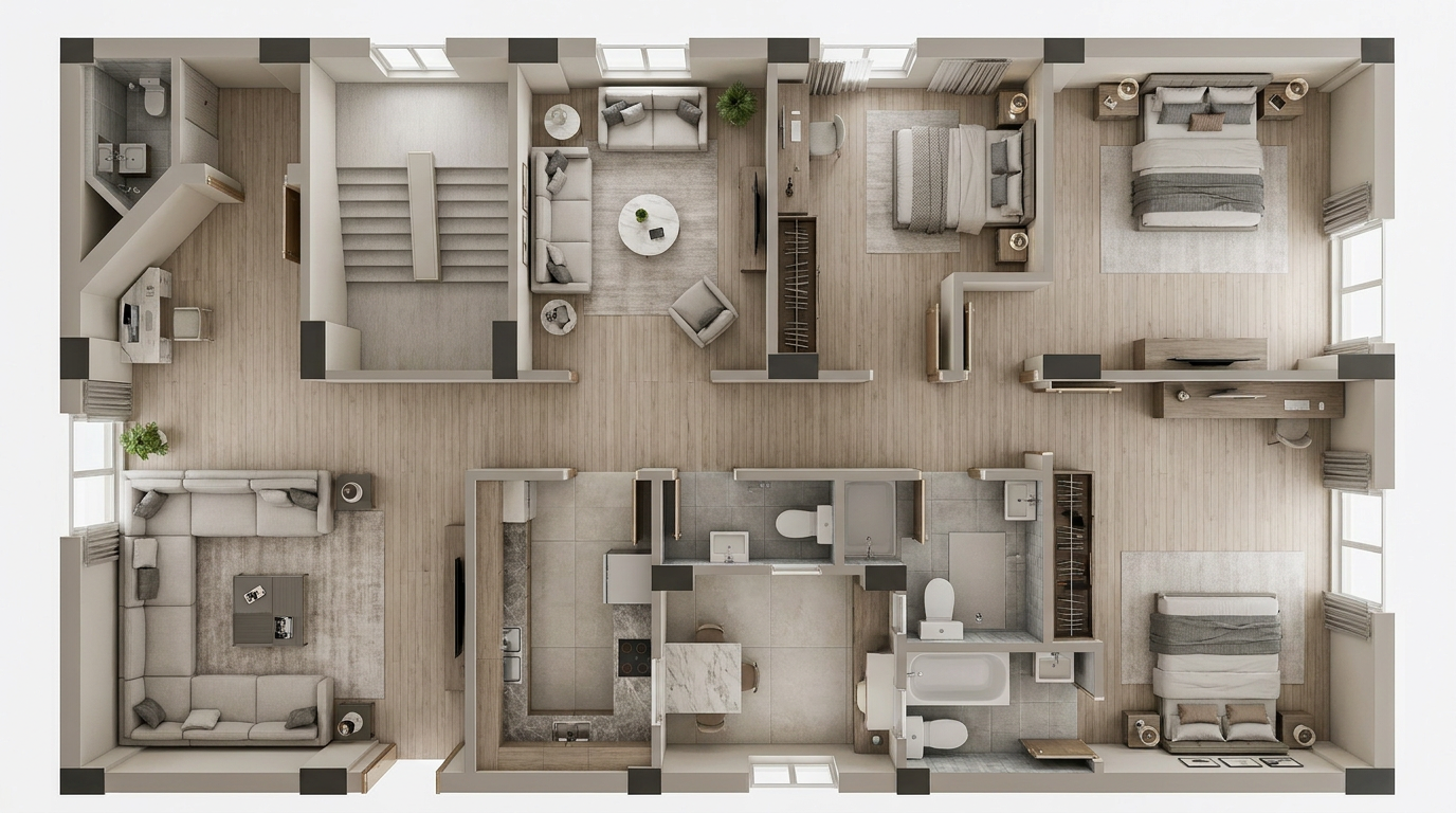 شقة مميزة بالحي الثاني مطلة مباشرة علي الطريق الدائري الرئيسي الدور الثاني علوي